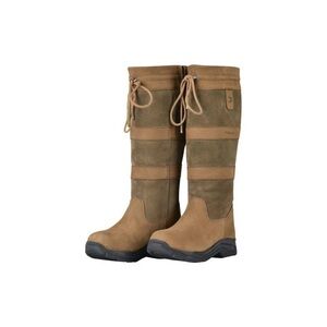 Tall Tan Suede Riding Boots | Dublin Ladies